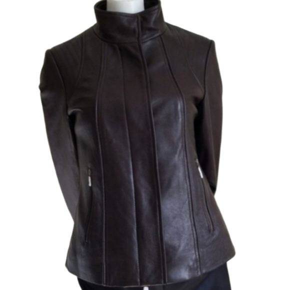 Tonino Lamborghini Leather Jacket NWOT! - Picture 4 of 8